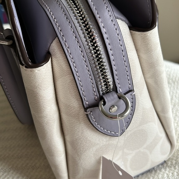 Coach Mini Darcie in Chalk/Mist NWT. - Picture 11 of 13